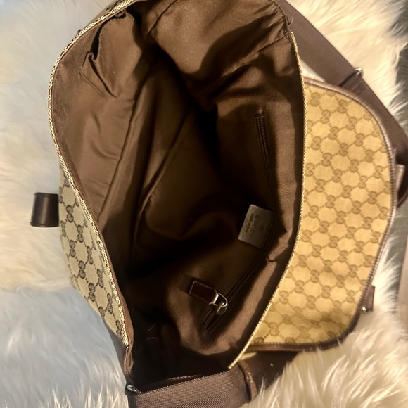Gucci monogram medium size messenger bag unisex style - Picture 5 of 8